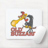 alter Bussard-Comiczeichner Mousepad (Mit Mouse)
