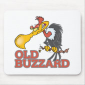 alter Bussard-Comiczeichner Mousepad (Vorne)