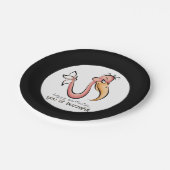 Alter Bussard-Geburtstagspapier-Teller Pappteller (Schrägansicht)