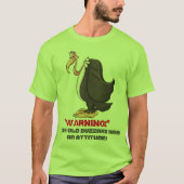 Alter Bussard mit Haltungs-T - Shirt (Vorderseite)