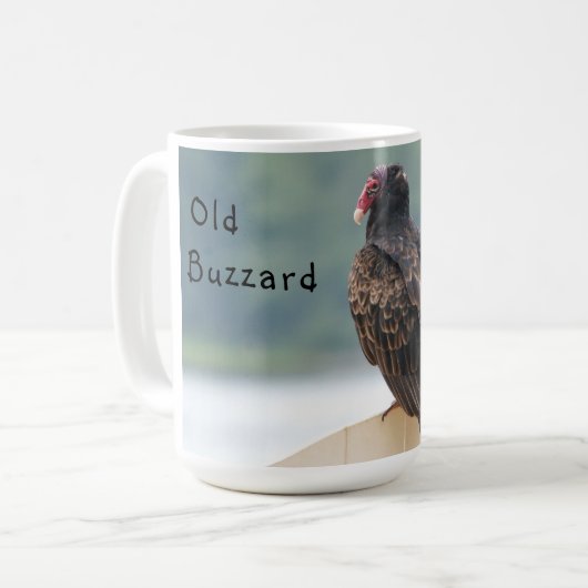 Alter Buzzard Kaffeetasse (Vorderseite Links)