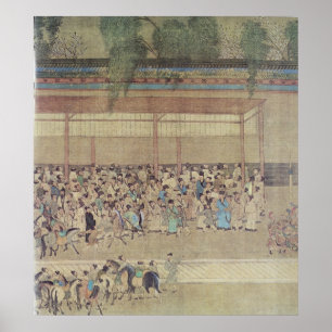 Alter Chinese wartete Prüfung Poster