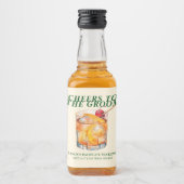 Alter Cocktail Bachelor Weekend Alkoholflaschenetikett (Vorderseite)