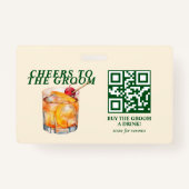 Alter Cocktail Bachelor Weekend Ausweis (Vorderseite)