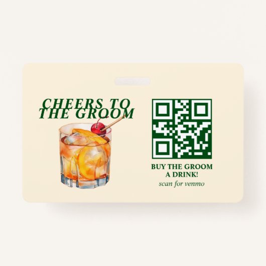 Alter Cocktail Bachelor Weekend Ausweis (Vorderseite)