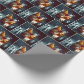 Alter Cocktail Geschenkpapier (Ecke)