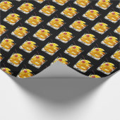 Alter Cocktail/Schwarz Geschenkpapier (Ecke)