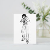 Alter Comic Postkarte (Stehend Vorderseite)