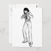 Alter Comic Postkarte (Vorne/Hinten)