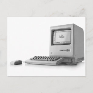 Alter Computer Postkarte