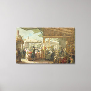 Alter Covent Garten-Markt, 1825 Leinwanddruck