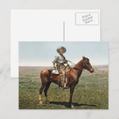Alter Cowboy - etwa 1904 Postkarte (Vorne/Hinten)