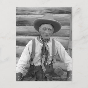 Alter Cowboy Postkarte
