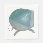 Alter CRT-Monitor Serviette (Vorderseite)