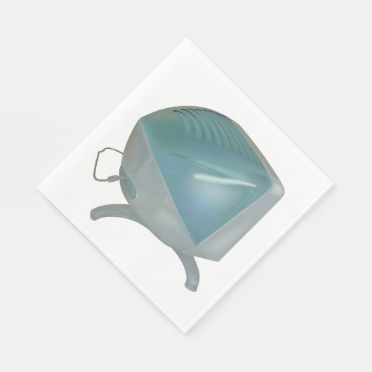 Alter CRT-Monitor Serviette (Ecke)