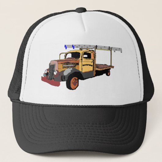 Alter Dachlasterhut Truckerkappe (Vorderseite)