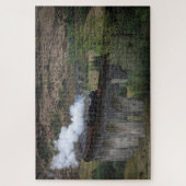 Alter Dampfzug auf Glenfinnan Viaduct Puzzle (Vertikal)