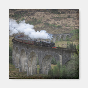 Alter Dampfzüge auf dem Glenfinnan-Viadukt Magnet