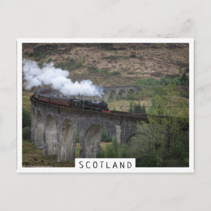 Alter Dampfzüge auf dem Glenfinnan-Viadukt Postkarte