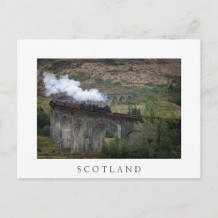 Alter Dampfzüge auf dem Glenfinnan-Viadukt Postkarte