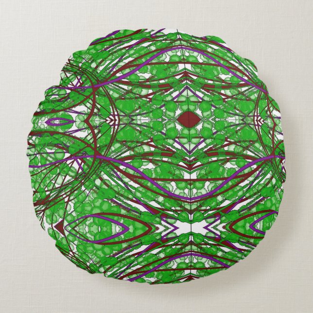 Alter der Geek Rundes Kissen (Vorderseite)