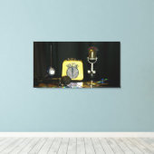 Alter der Musik Canvas Print Leinwanddruck (Insitu (Holzboden))