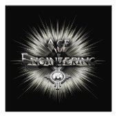 Alter der technischen Typografie Fotodruck (Vorne)