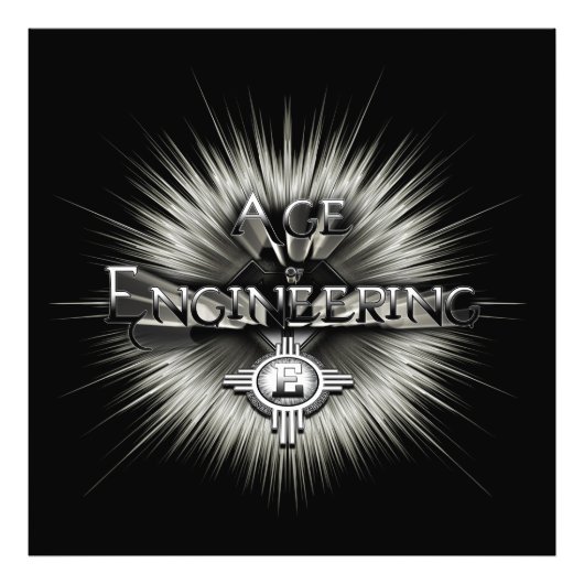 Alter der technischen Typografie Fotodruck (Vorne)