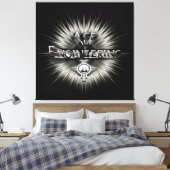 Alter der technischen Typografie Leinwanddruck (Insitu (Schlafzimmer))