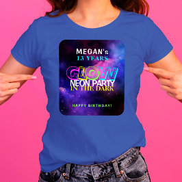 Alter der Teenager Geburtstagsfeier personalisiert T-Shirt