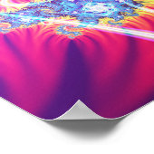 Alter des Atom Fraktal Art von BBQs Poster (Ecke)