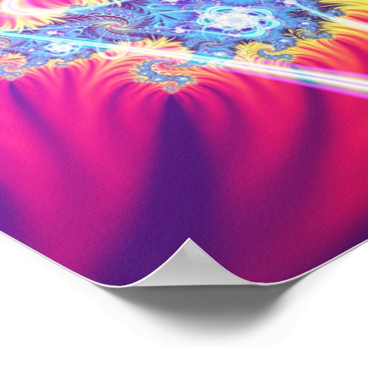 Alter des Atom Fraktal Art von BBQs Poster (Ecke)