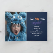 Alter des benutzerdefinierten Fotos | Niedliche Mo Karte (Innenseite)