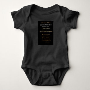 Alter-des-Menschen-Baby-Body Baby Strampler