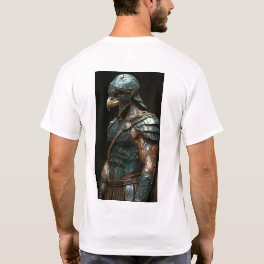 Alter des Tieres als ein spartanischer Krieger Dra T-Shirt (Rückseite)