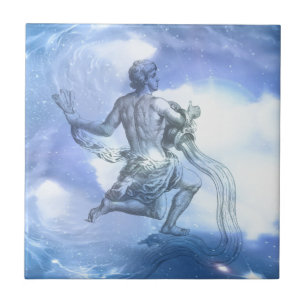 Alter des Wassermann-Tierkreises Fliese