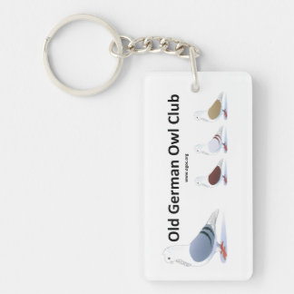 Alter deutscher Eulen-Verein-Schlüsselkette Schlüsselanhänger