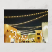 Alter Doha-Hafen in der Nacht Postkarte (Vorderseite)