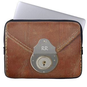 Alter Dokumenten-Fall-Effekt auf Laptop-Hülse Laptopschutzhülle