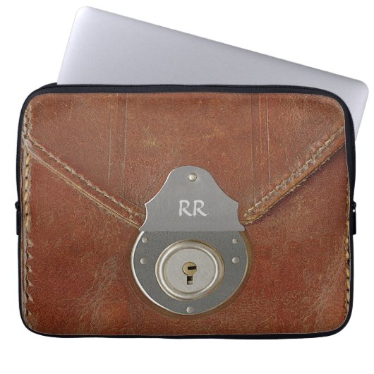 Alter Dokumenten-Fall-Effekt auf Laptop-Hülse Laptopschutzhülle (Vorderseite)