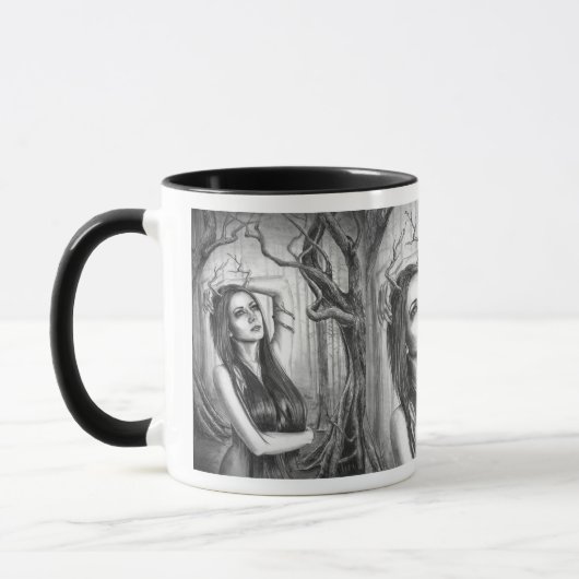 Alter Dryad-Tassen-Göttin-Tassen-Waldgeist Tasse (Links)