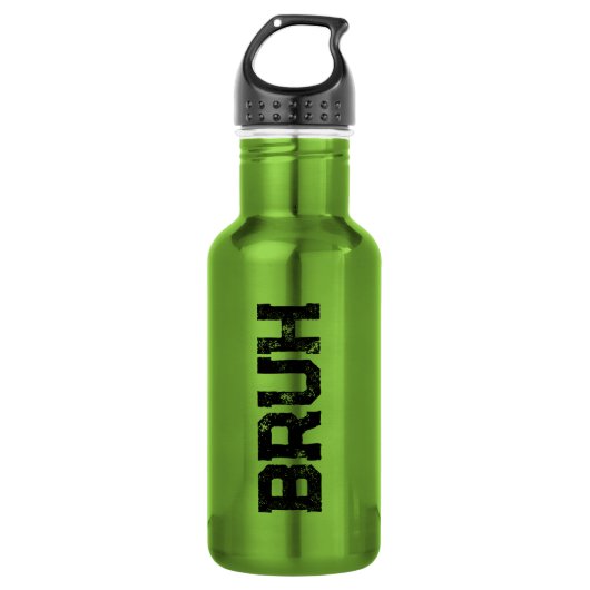 Alter Edelstahlflasche (Vorderseite)