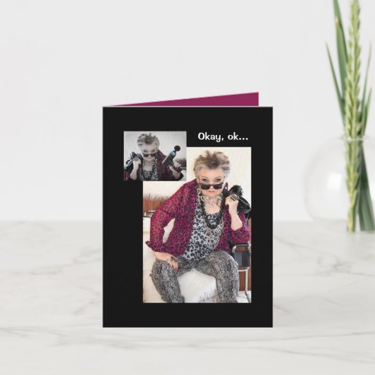 Alter Ego Fehlende Geburtstagskarte Karte (Vorderseite)