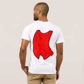 Alter ego: Rotes Kap T-Shirt (Schwarz voll)