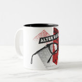 Alter Ego Zweifarbige Tasse (Vorderseite Links)