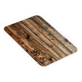 Alter Eichenholz-Texturhintergrund auf dem Anziehu Magnet (Rechte Seite)