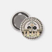 Alter Eisenbahnzug Magnet (Vorderseite/Rückseite)