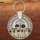 Alter Eisenbahnzug Schlüsselanhänger (Vorderseite)