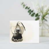 Alter Engel Postkarte (Stehend Vorderseite)