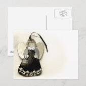 Alter Engel Postkarte (Vorne/Hinten)